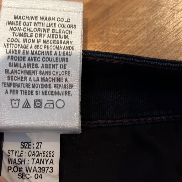 Joes Dark Wash Mid-Rise Skinny Jeans Size 27. Used but in great condition - Picture 5 of 5